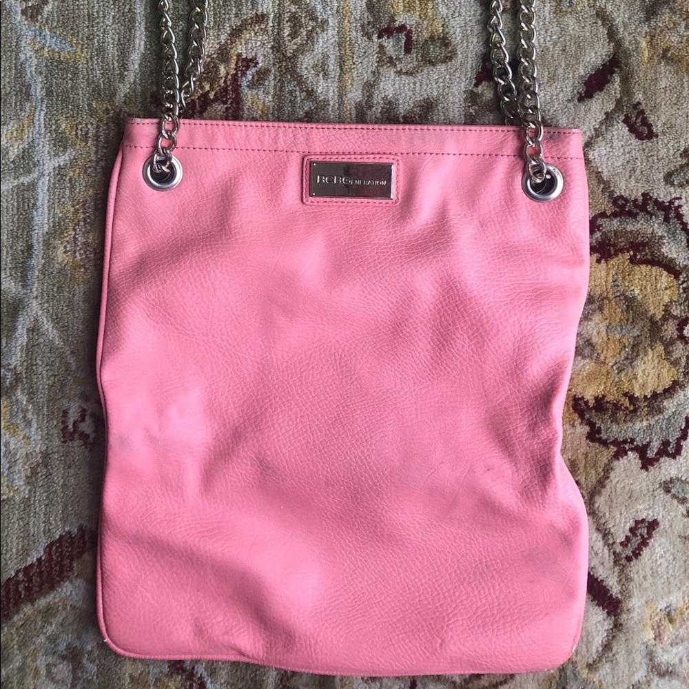 BCBGeneration Coral Pink Shoulder Bag